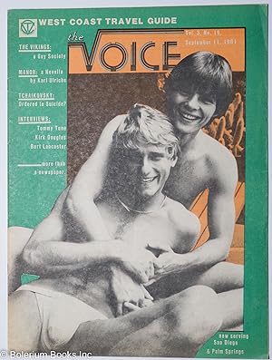 Seller image for The Voice: more than a newspaper; vol. 3, #19, September 11, 1981; Manor - a novella by Karl Ulrichs for sale by Bolerium Books Inc.