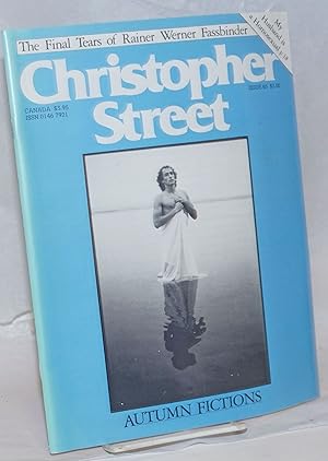 Seller image for Christopher Street: vol. 6, #5, issue #65: The Final Tears of Rainer Werner Fassbinder for sale by Bolerium Books Inc.