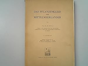 Seller image for Das Pflanzenkleid der Mittelmeerlnder. I. Lieferung. for sale by Antiquariat Bookfarm