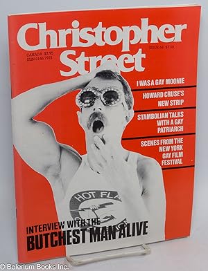 Seller image for Christopher Street: vol. 6, #8, issue #68: Interview with the Butchest Man Alive for sale by Bolerium Books Inc.