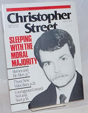 Bild des Verkufers fr Christopher Street: vol. 6, #7, issue #67: Sleeping With the Moral Majority zum Verkauf von Bolerium Books Inc.