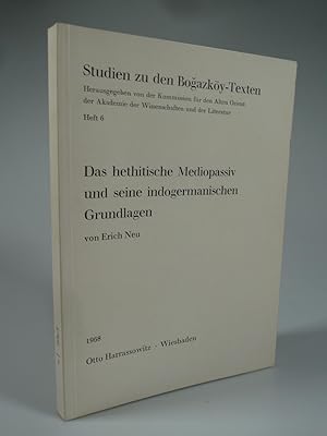 Bild des Verkufers fr Das hethitische Mediopassiv und seine indogermanischen Grundlagen. zum Verkauf von Antiquariat Dorner