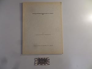 Archäologische Gesellschaft zu Berlin 1966: aus Archäologischer Anzeiger 1967.