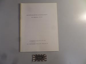Archäologische Gesellschaft zu Berlin 1975/76. Archäologischer Anzeiger 1977, S. 597-610.