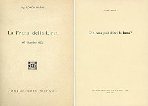 Bild des Verkufers fr La Frana della Lima zum Verkauf von Studio Bibliografico Marini