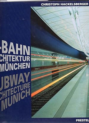 Bild des Verkufers fr U-Bahn- Architektur in Mnchen. Subway Architecture in Munich. zum Verkauf von Antiquariat time