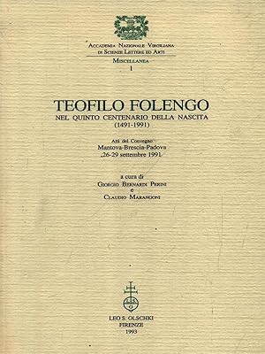 Seller image for Teofilo Folengo for sale by Miliardi di Parole