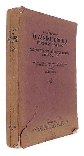 O vzniku druhu prírozeným výberem cili zachováváním vhodných odrud v boji o zivot / Charles Darwi...