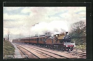 Künstler-Postcard englische Eisenbahn der Gesellschaft L.B. und S.C.RLY, Brighton Pullman Limited