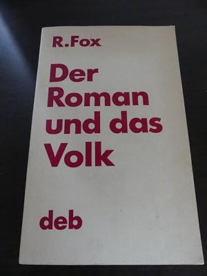 Immagine del venditore per Der Roman und das Volk. Herausgegeben von Georg Seehase. venduto da Antiquariat Maralt
