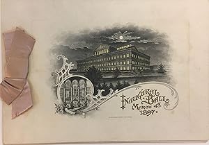 McKinley - Hobart "Inaugural Ball Program March 4th, 1897"