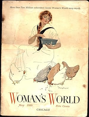Image du vendeur pour Woman's World / Vol. 32 No. 5 / May 1916 / More than Two Million subscribers receive Woman's World every month mis en vente par Cat's Curiosities