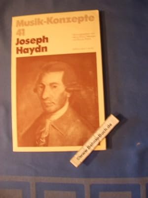 Image du vendeur pour Joseph Haydn. Musik-Konzepte ; H. 41 mis en vente par Antiquariat BehnkeBuch