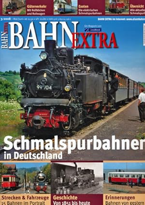 Bild des Verkufers fr Bahn-Extra Heft 3/2008: Schmalspurbahnen in Deutschland. zum Verkauf von Versandantiquariat  Rainer Wlfel