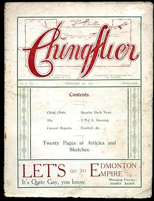 Bild des Verkufers fr The Chingflier | Chingford Aerodrome Fortnightly Magazine | A Fortnightly Chronicle of the Happenings at Chingford R.N. Air Station | Issue Number 6 Volume I (February 3rd 1917). zum Verkauf von Little Stour Books PBFA Member