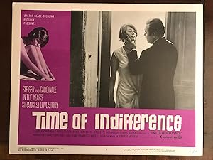 Bild des Verkufers fr Time of Indifference Complete Lobby Card Set zum Verkauf von AcornBooksNH