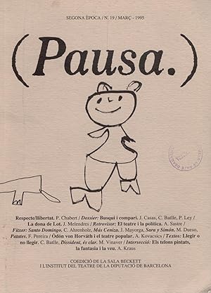 Imagen del vendedor de Pausa, segona poca, 19, mar 1995 (edicin bilinge catal-espaol) a la venta por Librera Dilogo