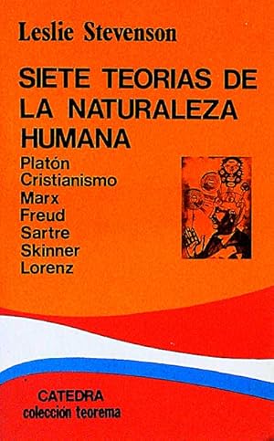 Imagen del vendedor de Siete teoras de la naturaleza humana a la venta por LibroUsado GRAN VA