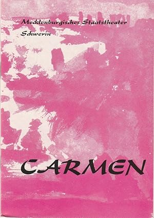 Image du vendeur pour Programmheft Georges Bizet: CARMEN Premiere 15 Dezember 1974 Spielzeit 1974 / 75 Heft 12 mis en vente par Programmhefte24 Schauspiel und Musiktheater der letzten 150 Jahre