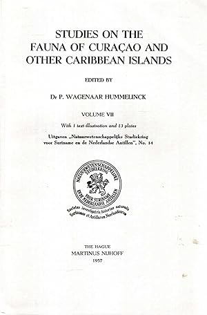 Immagine del venditore per Studies on the Fauna of Curacao and Other Caribbean Islands, volume VII venduto da Pendleburys - the bookshop in the hills