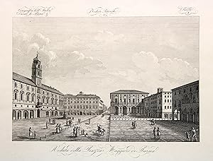 Veduta della Piazza Maggiore di Parma