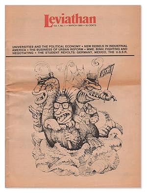 Bild des Verkufers fr Leviathan, Vol. 1, No. 1, March 1969 zum Verkauf von D. Anthem, Bookseller