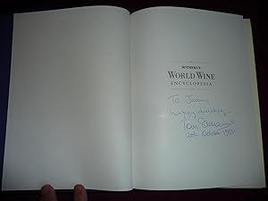 Seller image for Sotheby's World Wine Encyclopedia ddicac par l' auteur Tom Stevenson for sale by A La Recherche Du Temps Perdu