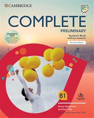 Immagine del venditore per Complete Preliminary Book Pack Wo Answers W Online Practice and Wo Answers W Audio Download : For the Revised Exam from 2020 venduto da GreatBookPrices