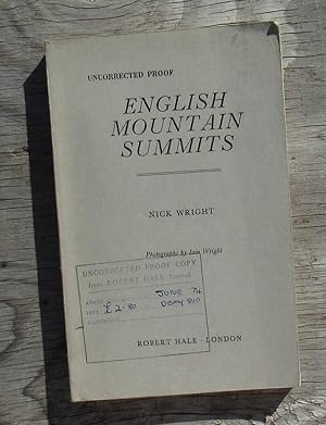 English Mountain Summits -- UNCORRECTED PROOF COPY