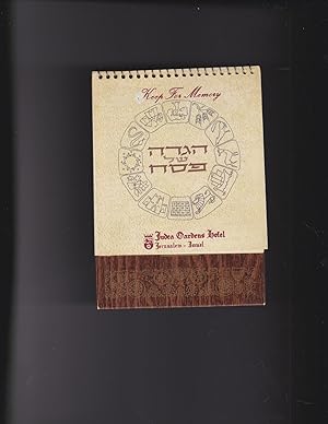 Seller image for [Free standing, spiral-bound, Passover Haggadah] Haggadah shel pesach [Passover hagada printed for Judea Gardens Hotel, Jerusaelm, Israel] for sale by Meir Turner