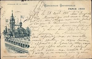 Ansichtskarte / Postkarte Paris, Pavillon de la Suede, Escalier d'Honneur de la Benedictine a Fecamp