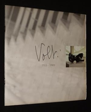 Bild des Verkufers fr Volti, 1915-1989 (Roissy, 10 octobre 1998 - 10 janvier 1999) zum Verkauf von Abraxas-libris