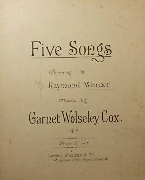 Seller image for Five Songs, Op.8 (Voice and Piano) for sale by Austin Sherlaw-Johnson, Secondhand Music