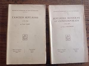 Histoire de NOTRE - DAME de SAINT - LIEU - SEPT - FONS Complet en 2 volumes .