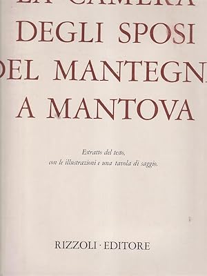 Imagen del vendedor de La camera degli sposi del Mantegna a Mantova. Estratto del testo a la venta por Librodifaccia