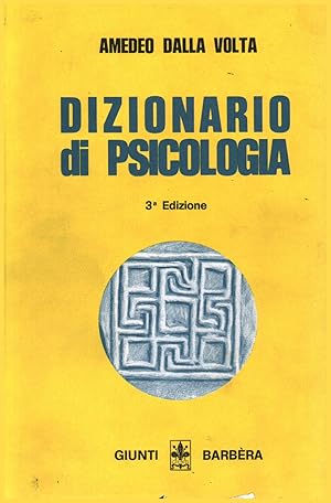 Imagen del vendedor de Dizionario di psicologia a la venta por Di Mano in Mano Soc. Coop