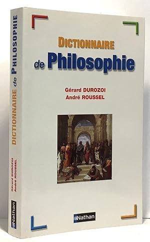 Image du vendeur pour Dictionnaire de philosophie mis en vente par crealivres