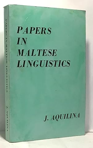 Image du vendeur pour Papers in Maltese Linguistics mis en vente par crealivres