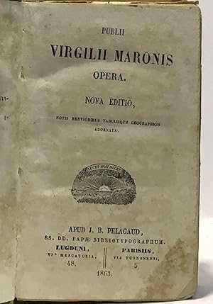 Seller image for Publii virgilii maronis opera nova editio notis brevioribus tabulisque geographicis adornata for sale by crealivres