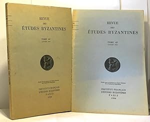 Bild des Verkufers fr Revue des tudes byzantines - Tome 42 anne 1984 zum Verkauf von crealivres