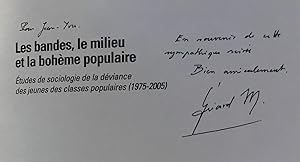 Bild des Verkufers fr Les bandes le milieu et la bohme populaire : Etudes de sociologie de la dviance des jeunes des classes populaires (1975-2005) zum Verkauf von crealivres