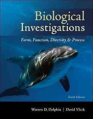 Image du vendeur pour Biological Investigations : Form, Function, Diversity & Process mis en vente par GreatBookPrices