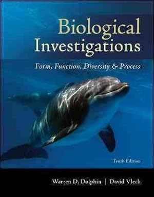 Image du vendeur pour Biological Investigations : Form, Function, Diversity & Process mis en vente par GreatBookPrices