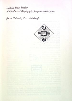 Bild des Verkufers fr An Intellectual Biography by Jaques Louis Hymans. zum Verkauf von books4less (Versandantiquariat Petra Gros GmbH & Co. KG)