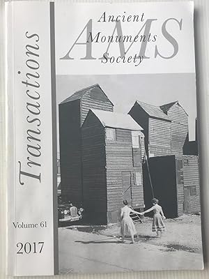 Imagen del vendedor de Transactions of the Ancient Monuments Society Vol 61 a la venta por Beach Hut Books