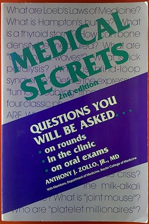 Bild des Verkufers fr Medical Secrets. Questions you will be asked, 2nd edition zum Verkauf von biblion2
