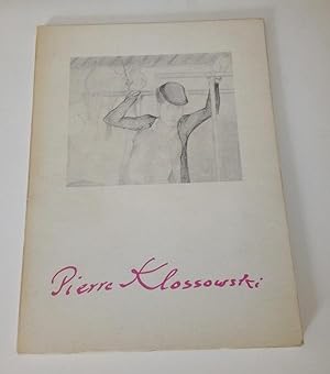 Pierre Klossowski - Catalogue de l'expostion d'Anvers en 1977