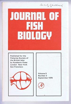 Immagine del venditore per Journal of Fish Biology. Volume 9, Number 3, September 1976 venduto da Bailgate Books Ltd