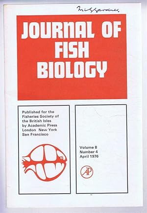 Seller image for Journal of Fish Biology. Volume 8, Number 4, April 1976 for sale by Bailgate Books Ltd