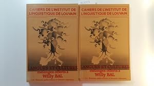 Immagine del venditore per Langues et cultures: Teil: 1,1, Dialectes gallo-romans et franais rgionaux + Teil: 1,2, Dialectes gallo-romans et franais rgionaux (2 BCHER) venduto da Gebrauchtbcherlogistik  H.J. Lauterbach